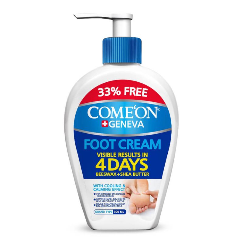 comeon-cream-foot-246130141113 کرم ضد ترک پا کامان حجم 300 میل - Image 1