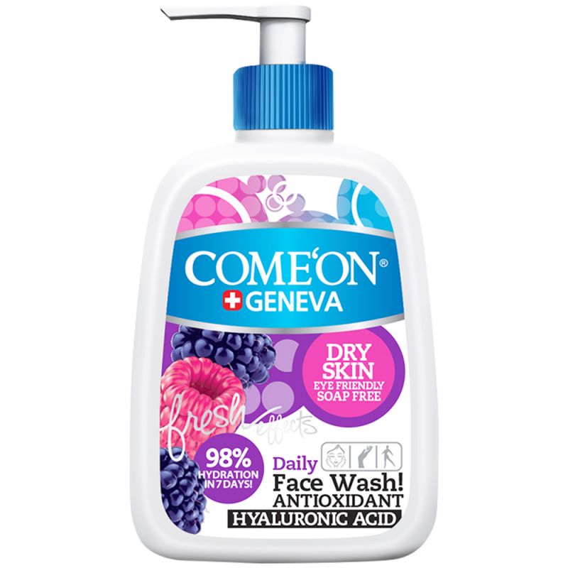 comeon-dry-skin-246130041101 شوینده صورت کامان مناسب پوست خشک حجم 500 میل - Image 1