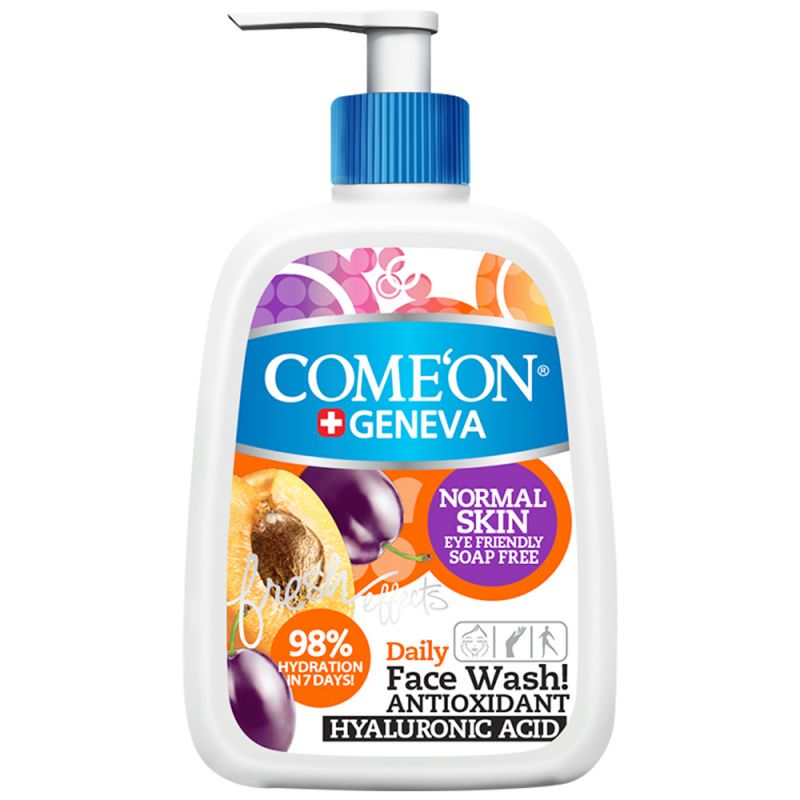 comeon-normal-skin-246130041103 شوینده صورت کامان مناسب پوست نرمال حجم 500 میل - Image 1