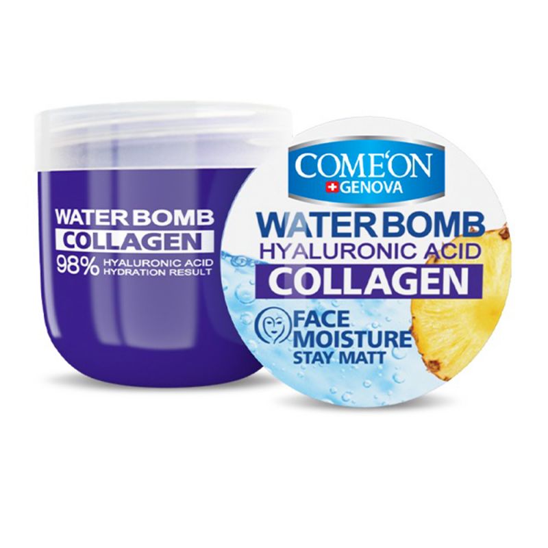 comoen-water-bomb-collagen-246130141612 کرم بمب آبرسان کامان حاوی کلاژن حجم 200 میل - Image 1